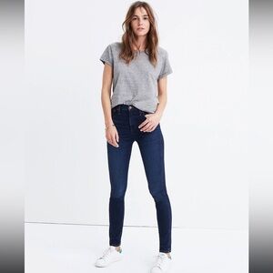 Madewell 10" High-Rise Skinny Jeans Size 25‎